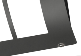 Edelstaal buitenlamp antraciet E27 IP44 H-28cm nr: 16/1/LED/BM