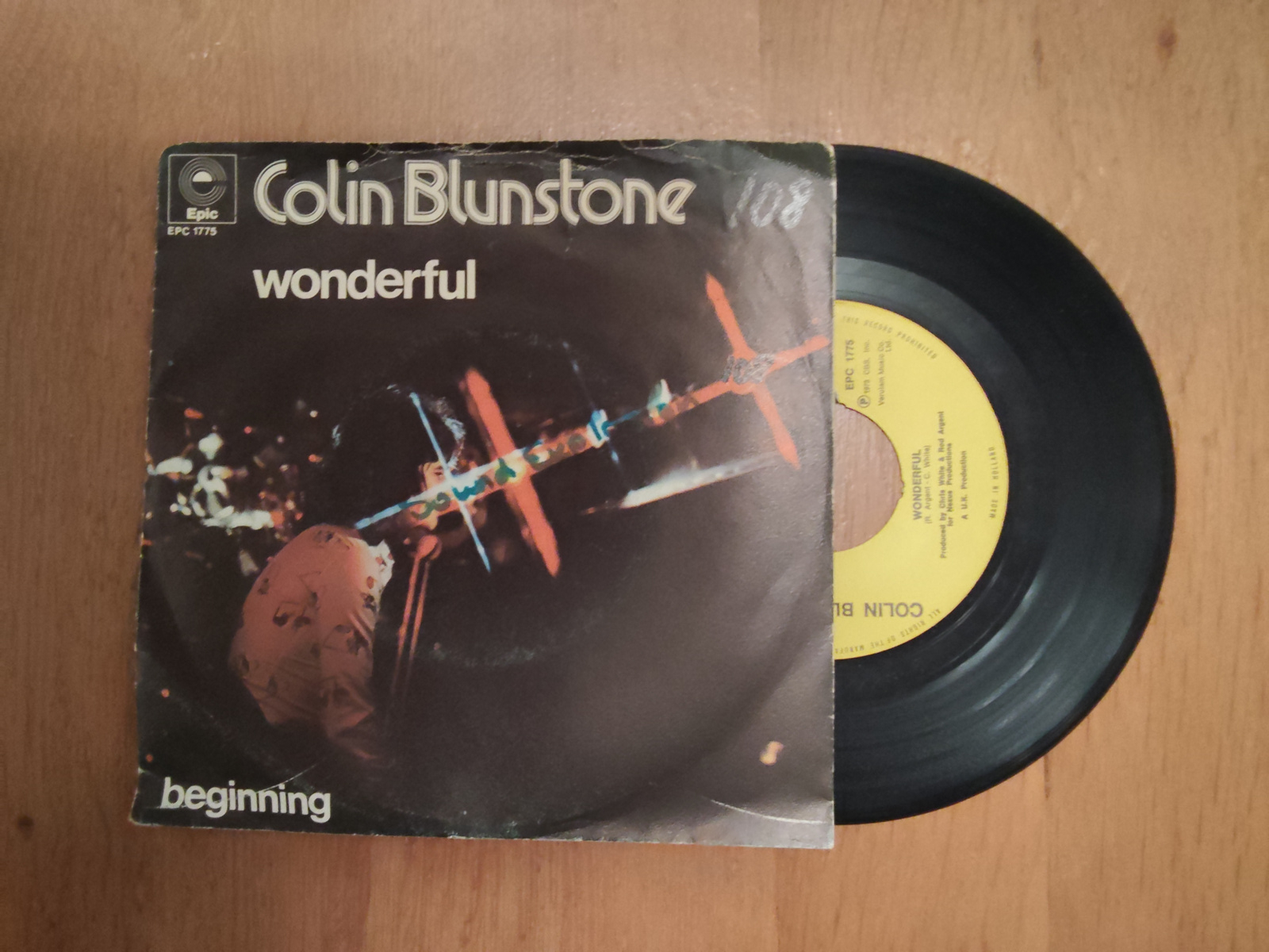 Colin Blunstone met Wonderful 1973 Single nr S20256385