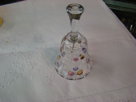 Tafelbel van glas.