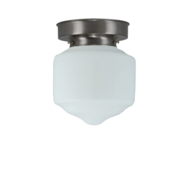 Plafonniere glazen bol Zona 16cm opaal met mat nikkel ophanging nr 7P1-473.00