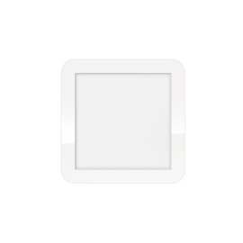 Plafonniere model Anne wit 3 stappen dimbaar 22.5x22.5cm 12w 700Lm ip44 memory function nr 05-PL2308-31