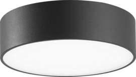 Edelstaal antraciet buitenlamp wandlamp plafondlamp IP65 H-7,1cm nr: 9026