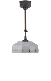 Schuifstang 2x50cm midden bruin handbeschilderde keukenkap nr 2Sb-327.42