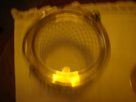 Koekjespot of biscuitbarrel ruitvormig slijpsel.