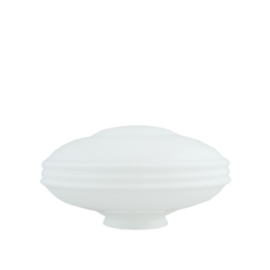 Glazen bol model Atrium opaal wit d-35cm h-17cm gr-12,7cm nr 499.00
