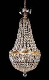 Boheems kristallen 3-lichts zaklamp nr 45 5046 003 0701