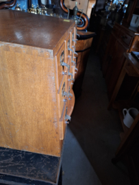 Engels eiken archiefkast met schuifsysteem in de laden omstreeks 1930-1940 nr 10120