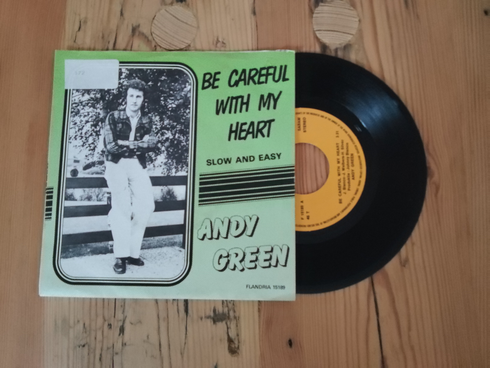 Andy Green met Be careful with my heart 1980 Single nr S20256386