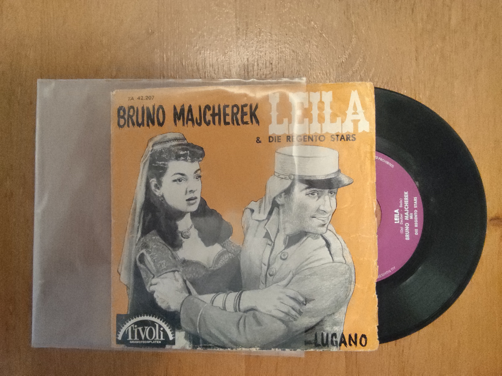 Bruno Majcherek met Leila 1964 Single nr S20256348