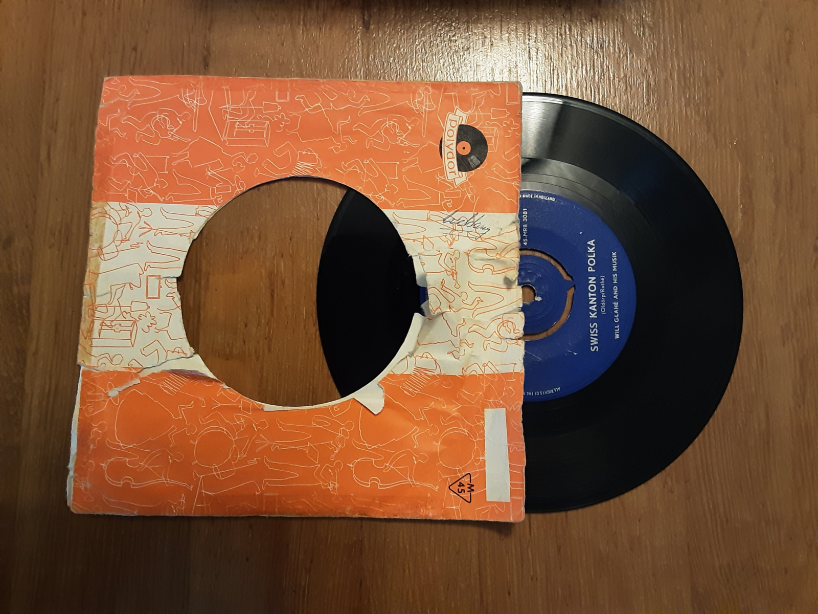 Will Glahe and his musik met Swiss kanton polka 1957 Single nr S20234440
