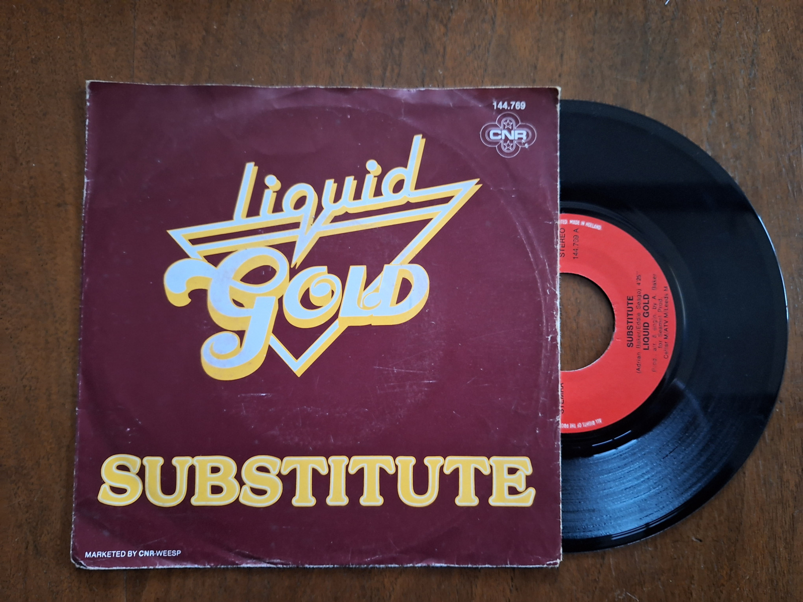 Liquid Gold met Substitute 1980 Single nr S20234091