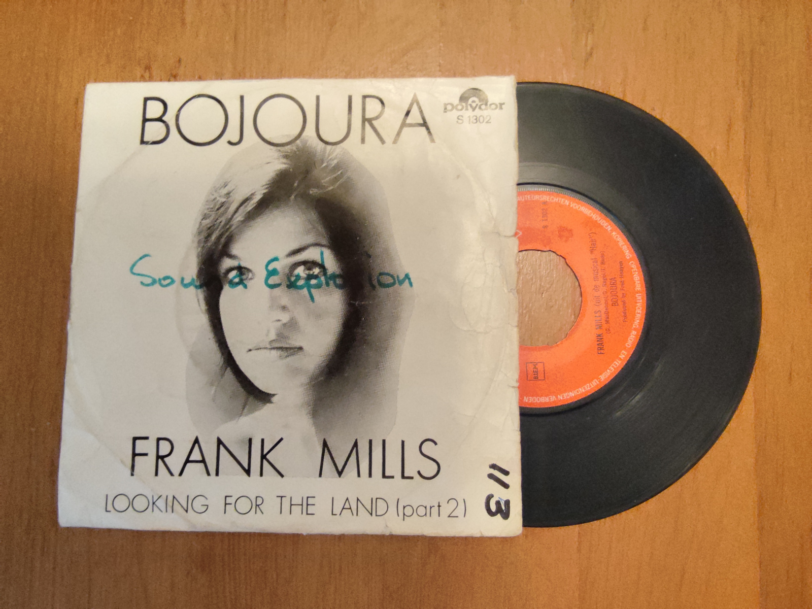 Frank Mills met Bojoura 1969 Single nr S20256363