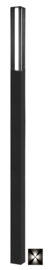 Buitenlamp mast h-400cm ALU antraciet 4-bundels IP65 nr 46494400