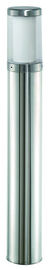 Buitenlamp mast h-100cm d14,5cm opaal RVS LED 10W serie City nr 10-33723