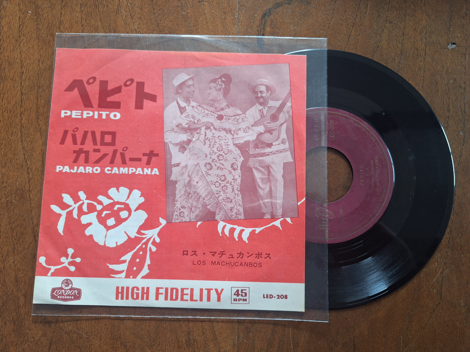 Los Machucambos met Pepito 1961 Single nr S20233894