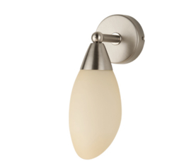 Wandlamp wandstraler up/down mat nikkel mat champagne kapje Schepje 7,5 nr 7Ws-231.59