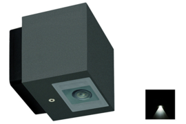 Buitenspot PRO enkel wand antraciet 1x3W LED incl. nr 10-321041