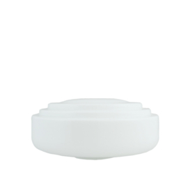 Glazen bol model Astro opaal wit d-35cm h-16cm gr-12,7cm nr 579.00