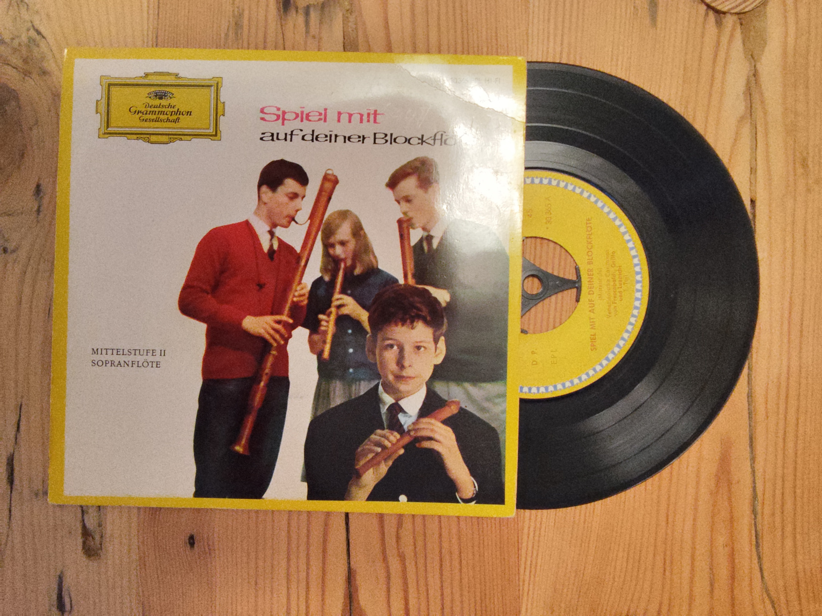 Deutsche Grammaphon Gesellschaft met Spiel mit auf deiner blockflote 1960 Single nr S20256447