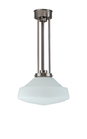 Pendel Quattro h-61cm mat nikkel met glazen bol Peking 7Qb-575.00