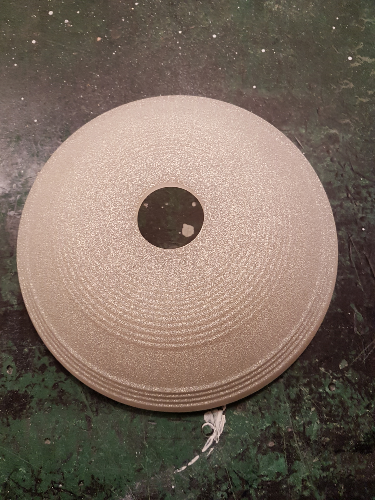 Glazen kap schaal model Scavo ribbel d25cm gesuikerd E27 nr 10021