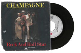 Champagne met Rock and roll star 1976 Single nr S20211056