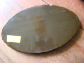 Oud houten dienblaadje ingelegd met parelmoer,