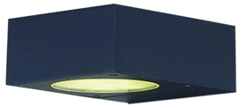 Buitenlamp wand spot 6W LED Alu antraciet 2jr garantie nr 21097