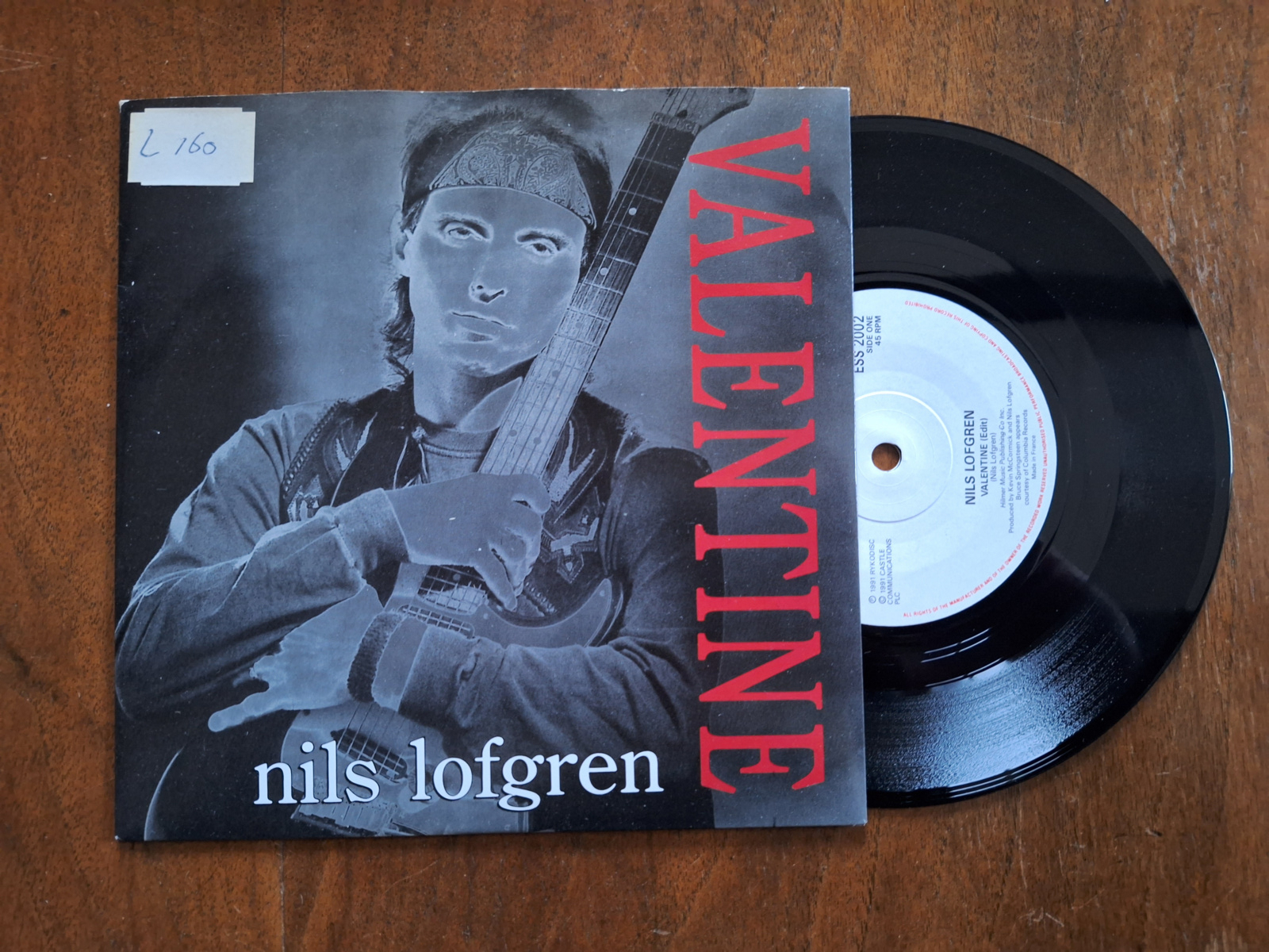 Nils Lofgren met Valentine 1991 Single nr S20234080