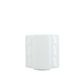 glazen bol model Colon opaal wit d-20cm h-18cm gr-11cm nr 484.00