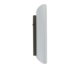 Wandlamp mat nikkel met glasbuis opaal nr 7Wg-6340.00