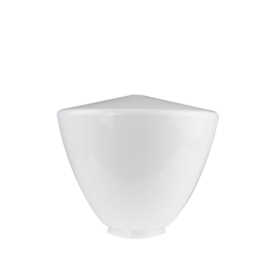 Glazen bol model Schoolbol 32 opaal wit d-32cm h-26cm gr-12,7cm nr 316.00