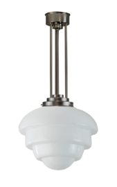 Pendel Quattro h-61cm mat nikkel met glazen bol Artisjok 7Qb-303.00