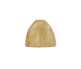 Mondgeblazen halogeen glas gat 11 klemveer gemarmerd nr: 9951.60