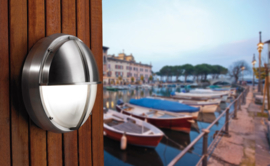 Buitenlamp serie Docks d26cm wand alu grafiet LED 15W nr: 329124