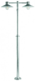 Buitenlamp serie Selva 2-L staand 170/230 gegalvaniseerd nr: 3746