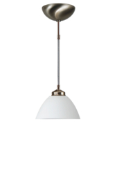 Katoensnoer pendel 150cm met calimero kap mat wit 20cm nr 7Kr1-195.39
