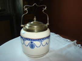 Koekpot of biscuitbarrel Medallion Adams Tunstall