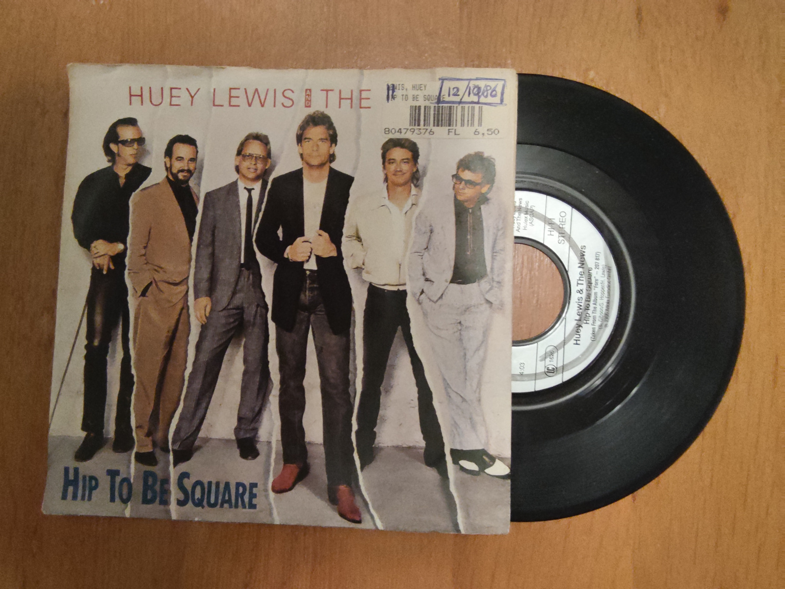 Huey Lewis and the News met Hip to be square 1986 Single nr S20256384