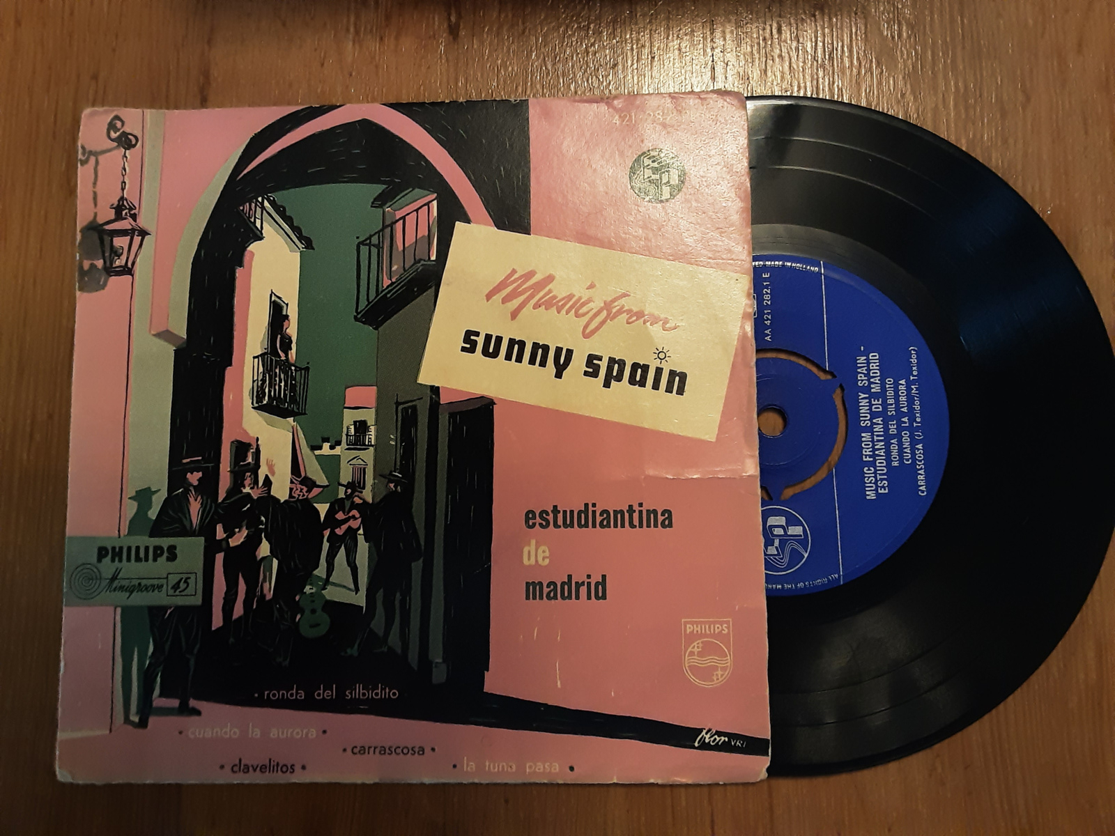Estudiantina de Madrid met Music from sunny Spain 1957 Single nr S20234439