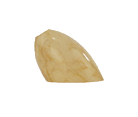 Mondgeblazen halogeen glas gat 11 klemveer gemarmerd nr: 9235.60