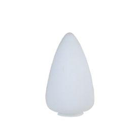 Glazen kap bolvormig model Traan/Druppel medium (5) nr: 293.39 Opaal MAT