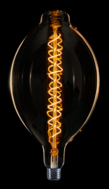 Zeppelin lamp XXL spiraal goudkleur LED 8W 430Lm 2200K E27 220-240V dimbaar nr 6-187388