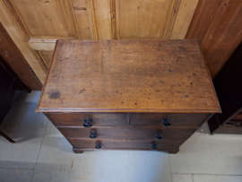 Antiek eiken ladenkast Engels 1860-1880 4 laden nr K20248