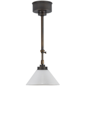 Schuifstang 2x25cm brons kleur opaal dakkap 20 nr 1Sb-20.00