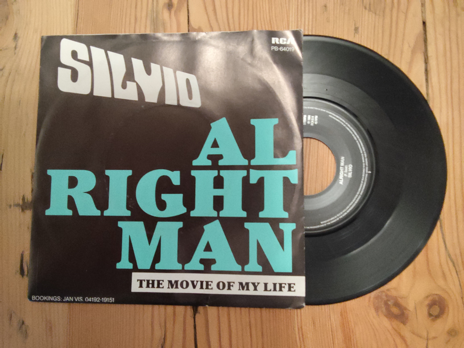 Silvio met Alright man 1984 Single nr S20256436