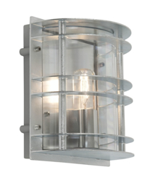 Buitenlamp serie Selva half wand h-23,5cm gegalvaniseerd nr: 3191