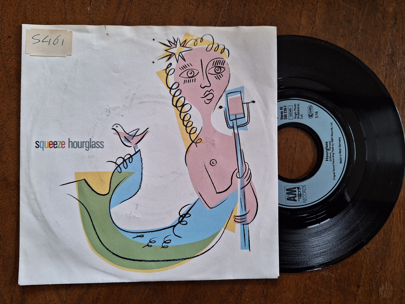 Squeeze met Hourglass 1987 Single nr S20233303