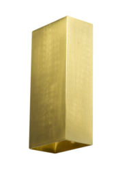 Wandlamp serie David goud- messingkleur met 2x GU10 fitting h24,3cm nr 05-WL1330-01
