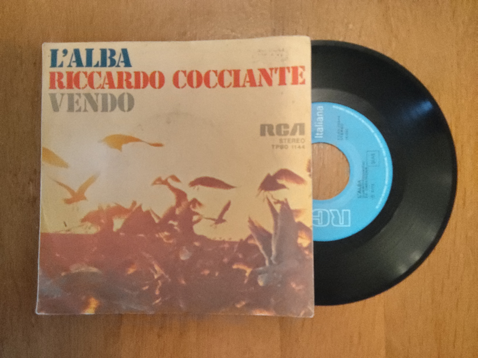 Riccardo Cocciante met L'Alba 1975 Single nr S20256344